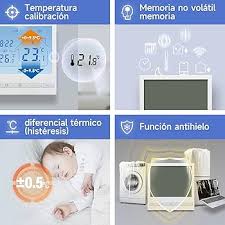 Termostato WiFi Beok con Alexa para Calefacción