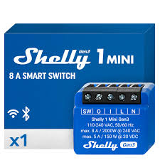 Relé Inalámbrico Shelly 1 Mini Gen3