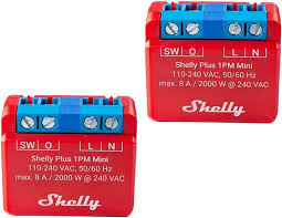 Relé Inteligente Shelly Plus 1PM Mini: WiFi y Bluetooth
