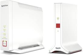 Set Mesh Internacional AVM Fritz! (Fritz!Box 4060 y Repetidor)