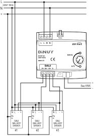 Regulador Dimmer DALI 1 Canal Dinuy KNX