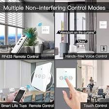 Interruptor Táctil WiFi para Cortinas Inteligentes MoesGo