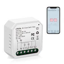 Interruptor Wifi Inteligente eMylo de 2 Canales