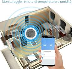 Termómetro Digital Zigbee 3.0 para Casa Inteligente
