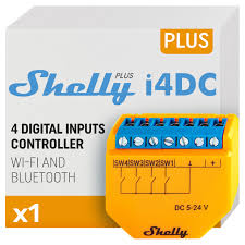 Controlador Inteligente Shelly Plus i4 DC: WiFi y Bluetooth