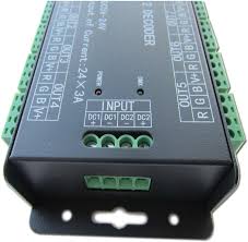 Controlador DMX512 de 24 Canales RGB de Alta Potencia 3A/CH
