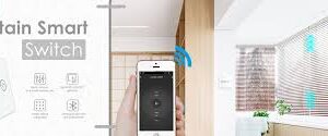 Interruptor Inteligente MoesGo RF433 para Persianas con Alexa