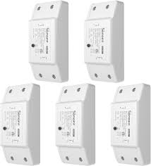 Paquete de 5 Interruptores Wi-Fi Inteligentes SONOFF BASICR2 10A