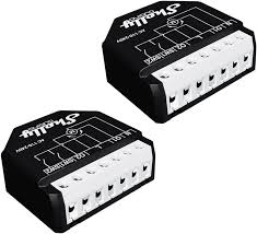 Pack de 2 Controladores de Persiana Shelly Qubino - Z-Wave con Medición de Potencia