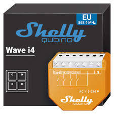 Shelly Wave i4: Control Remoto Z-Wave Inalámbrico