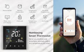 Termostato WiFi Digital Hombasing para Calefacción