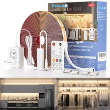 FLEXILUZ 5m Tira LED COB 24V con Control Remoto