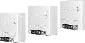 SONOFF MINI 3PCS: Interruptores Inalámbricos Wi-Fi 10A