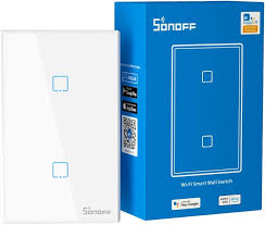 Interruptor Wifi Sonoff T2 de Vidrio - 2 Canales